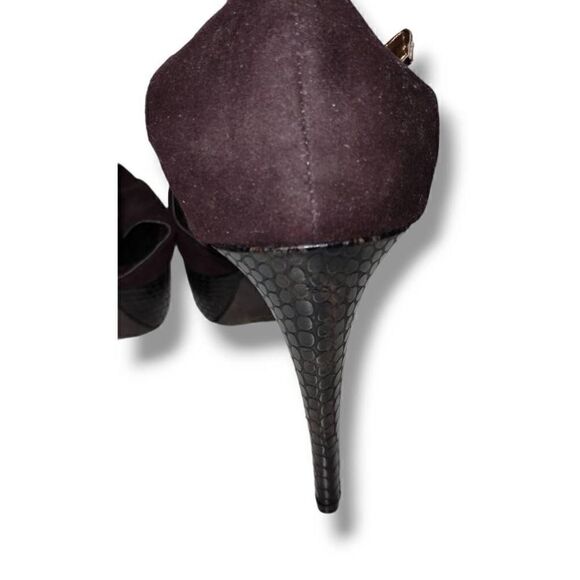 ‎Carlos Santana Dark Brown Suede Stiletto Sandal NEW 9 - Picture 9 of 9